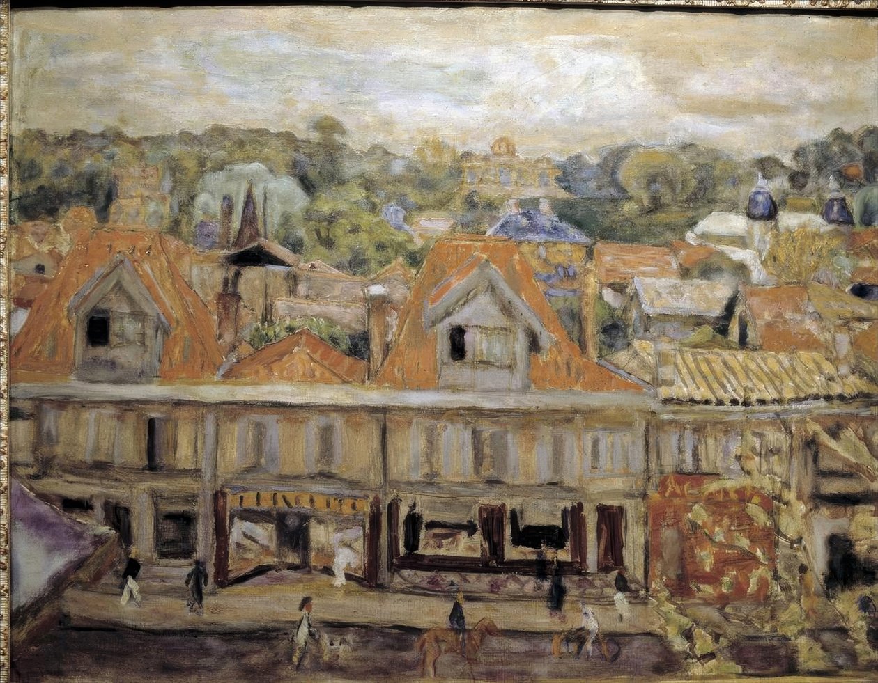 Straße in Arcachon von Pierre Bonnard