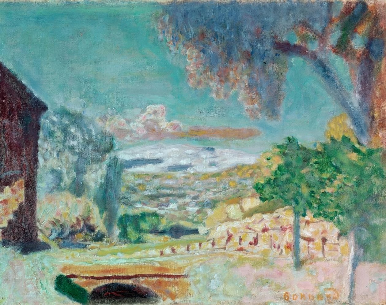 Die kleine Brücke von Pierre Bonnard