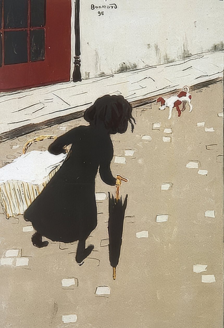 Die kleine Wäscherin von Pierre Bonnard