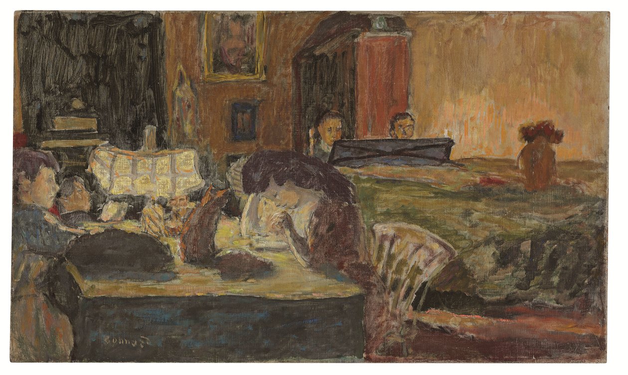 Abend im Salon von Pierre Bonnard