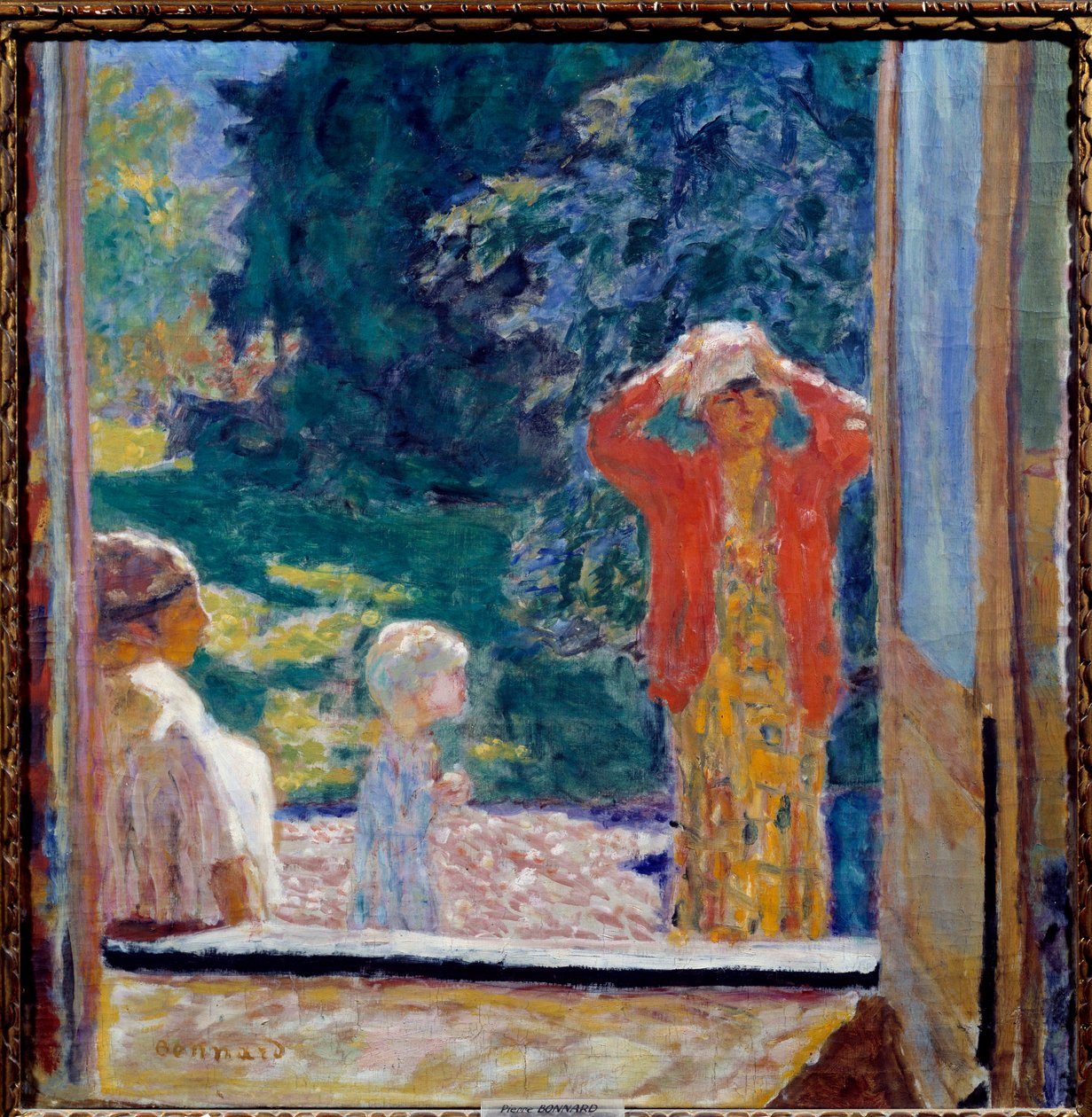 Vor dem Fenster von Pierre Bonnard