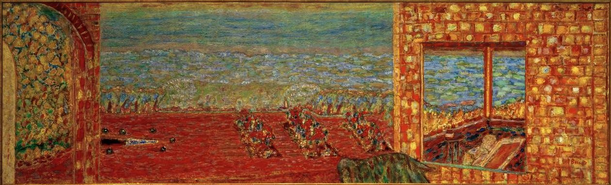 Die sonnige Terrasse von Pierre Bonnard