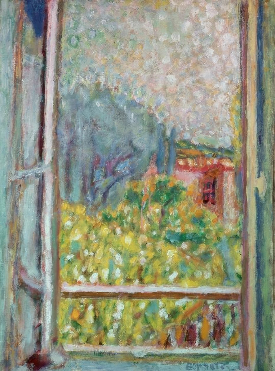 Das kleine offene Fenster von Pierre Bonnard