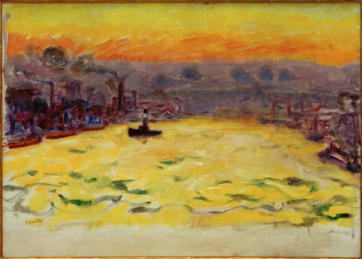 Der Hafen, Sonnenuntergang von Pierre Bonnard