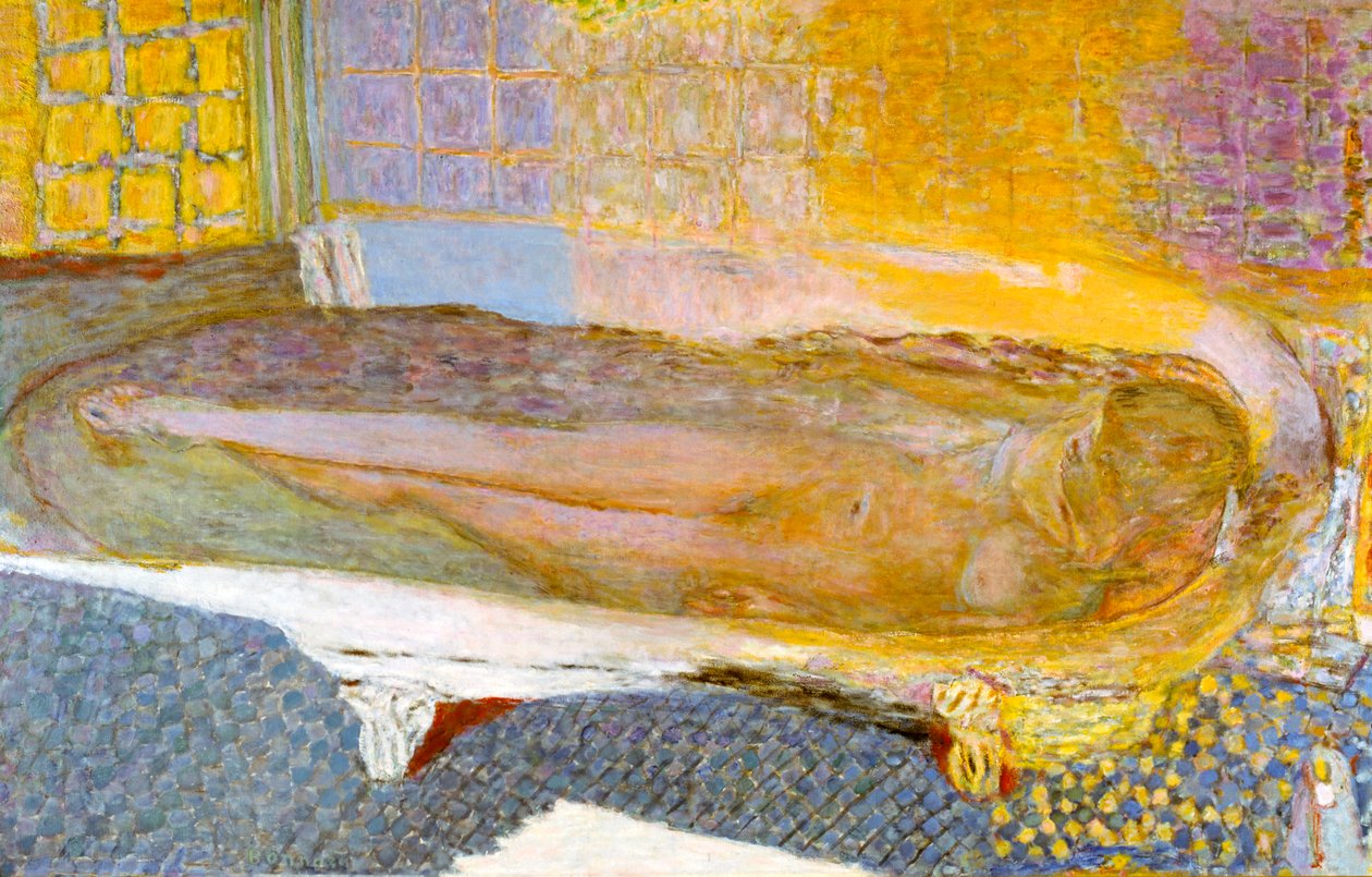 Akt in der Badewanne, 1936 von Pierre Bonnard