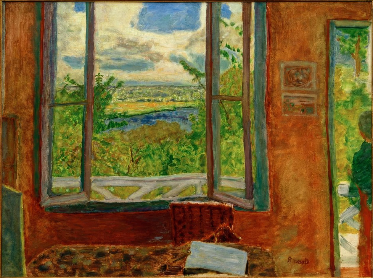 Offenes Fenster zur Seine von Pierre Bonnard