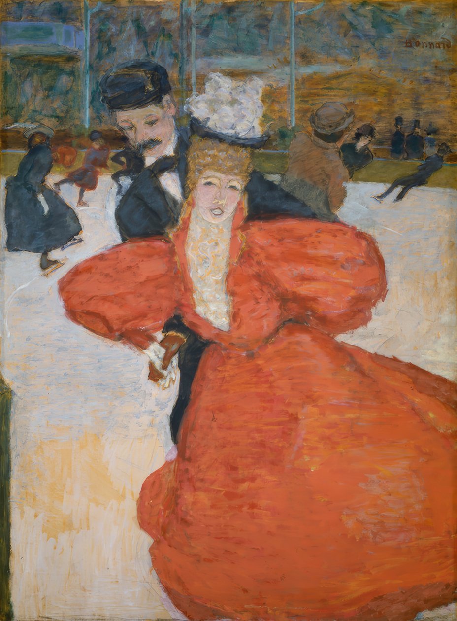 Palais des glaces, oder Die Schlittschuhläufer von Pierre Bonnard