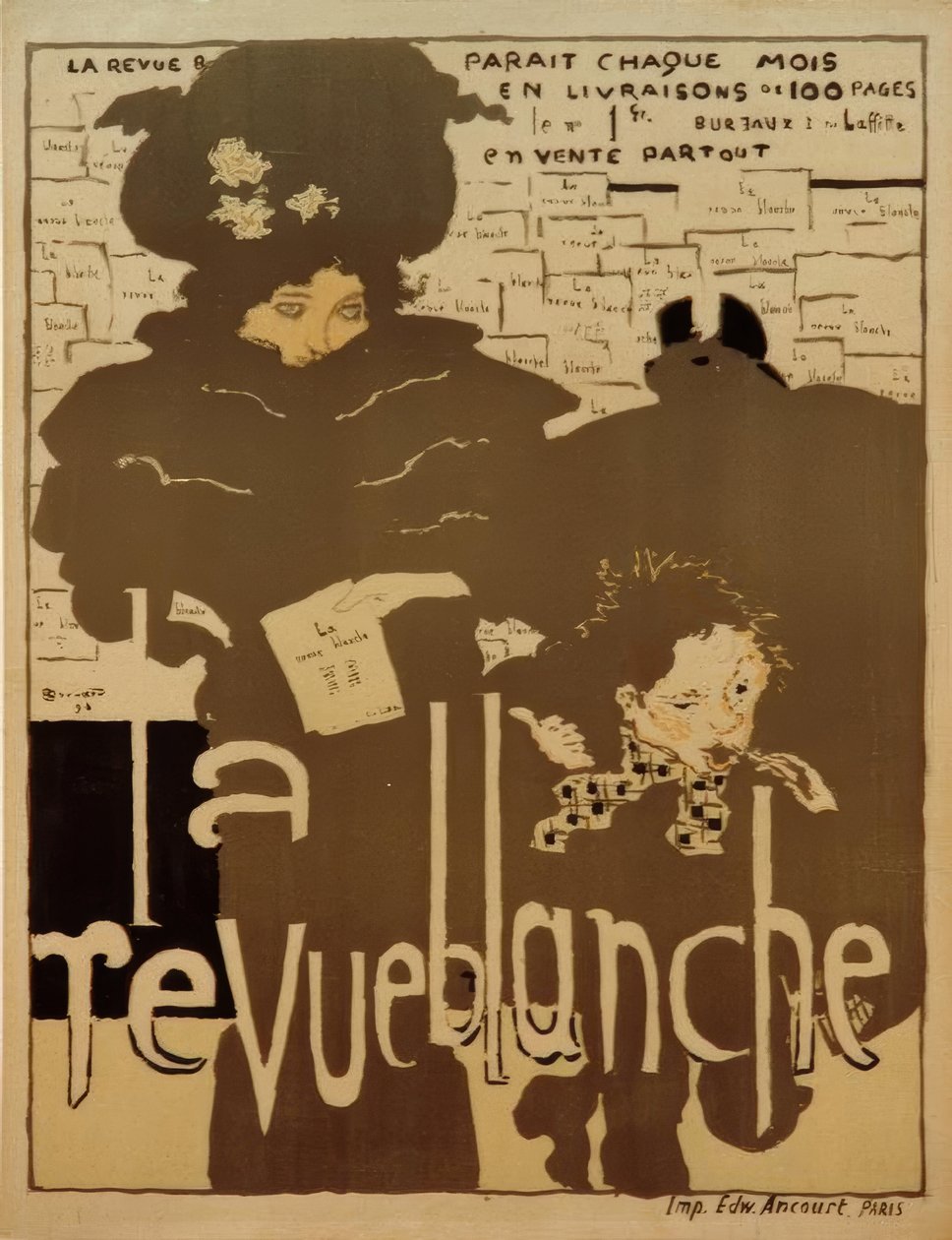 La Revue Blanche (Plakat) von Pierre Bonnard