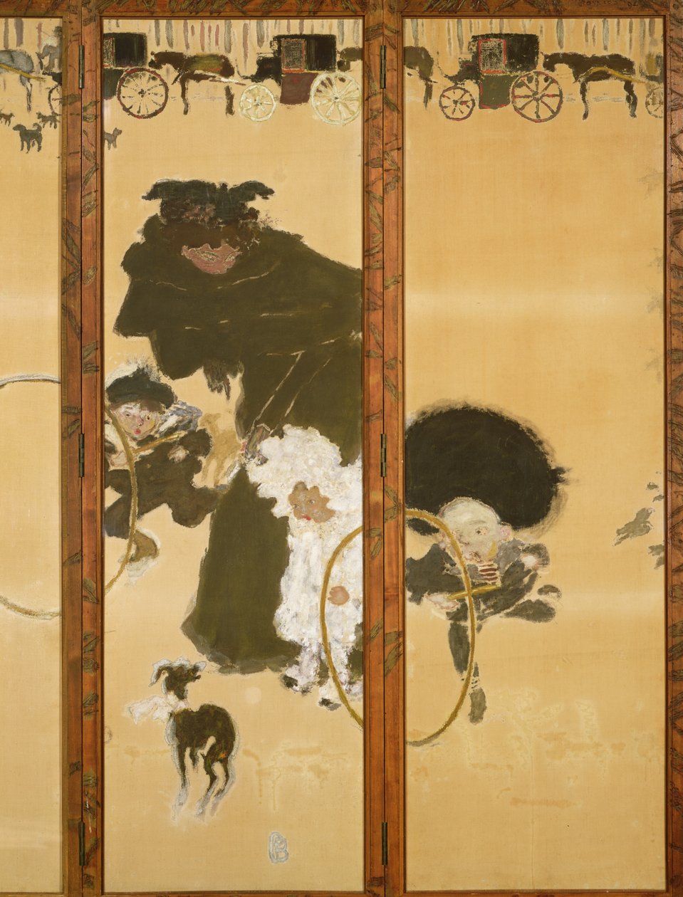 Promenade der Ammen von Pierre Bonnard