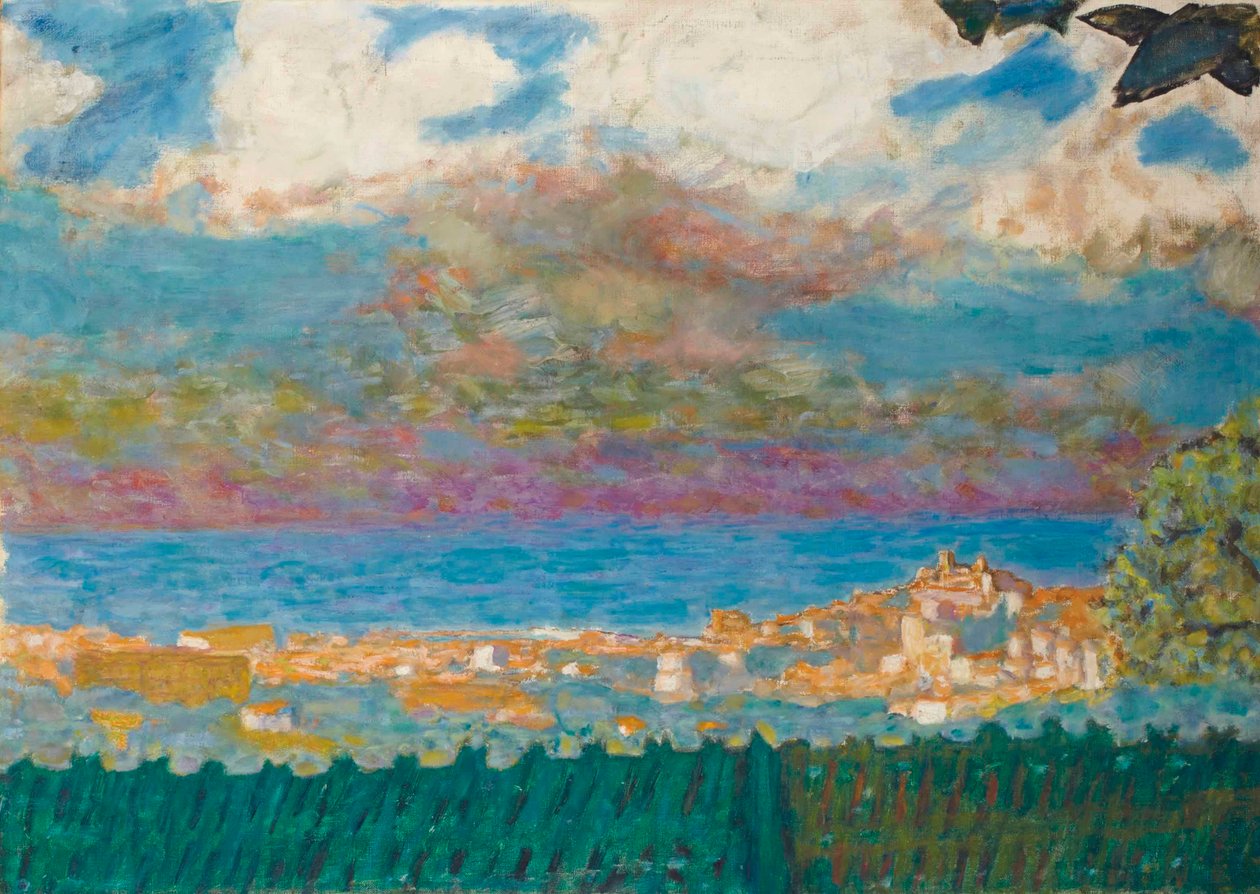 Stürmischer Himmel über Cannes von Pierre Bonnard