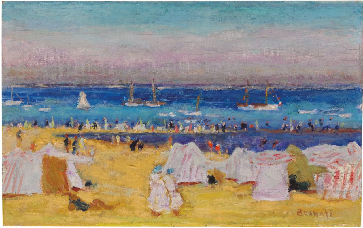 Der Strand (Arachon), ca. 1922 von Pierre Bonnard