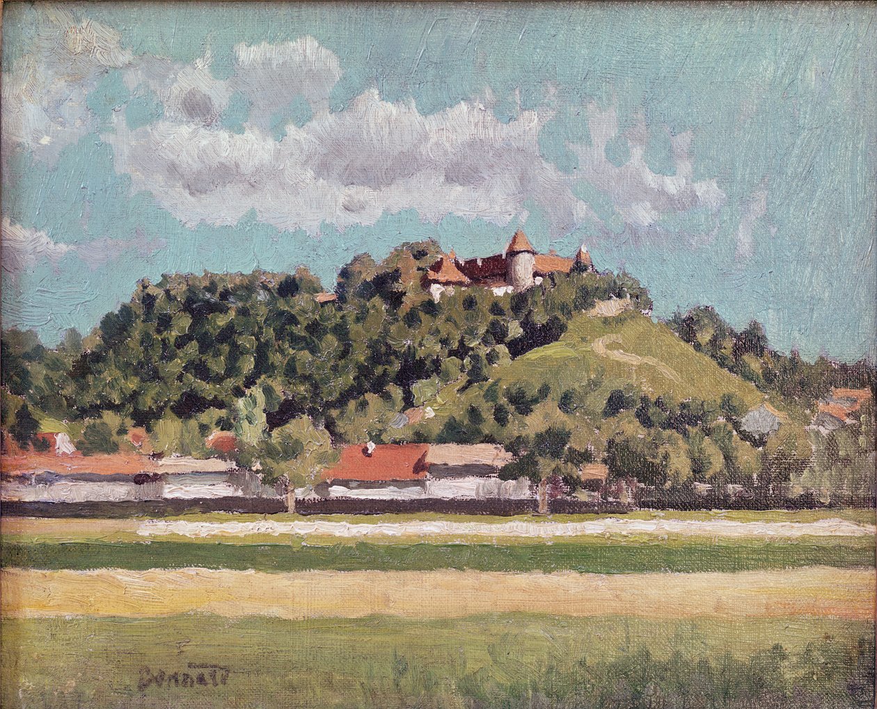 Das Château de Virieu in Dauphiné, ca. 1888 von Pierre Bonnard