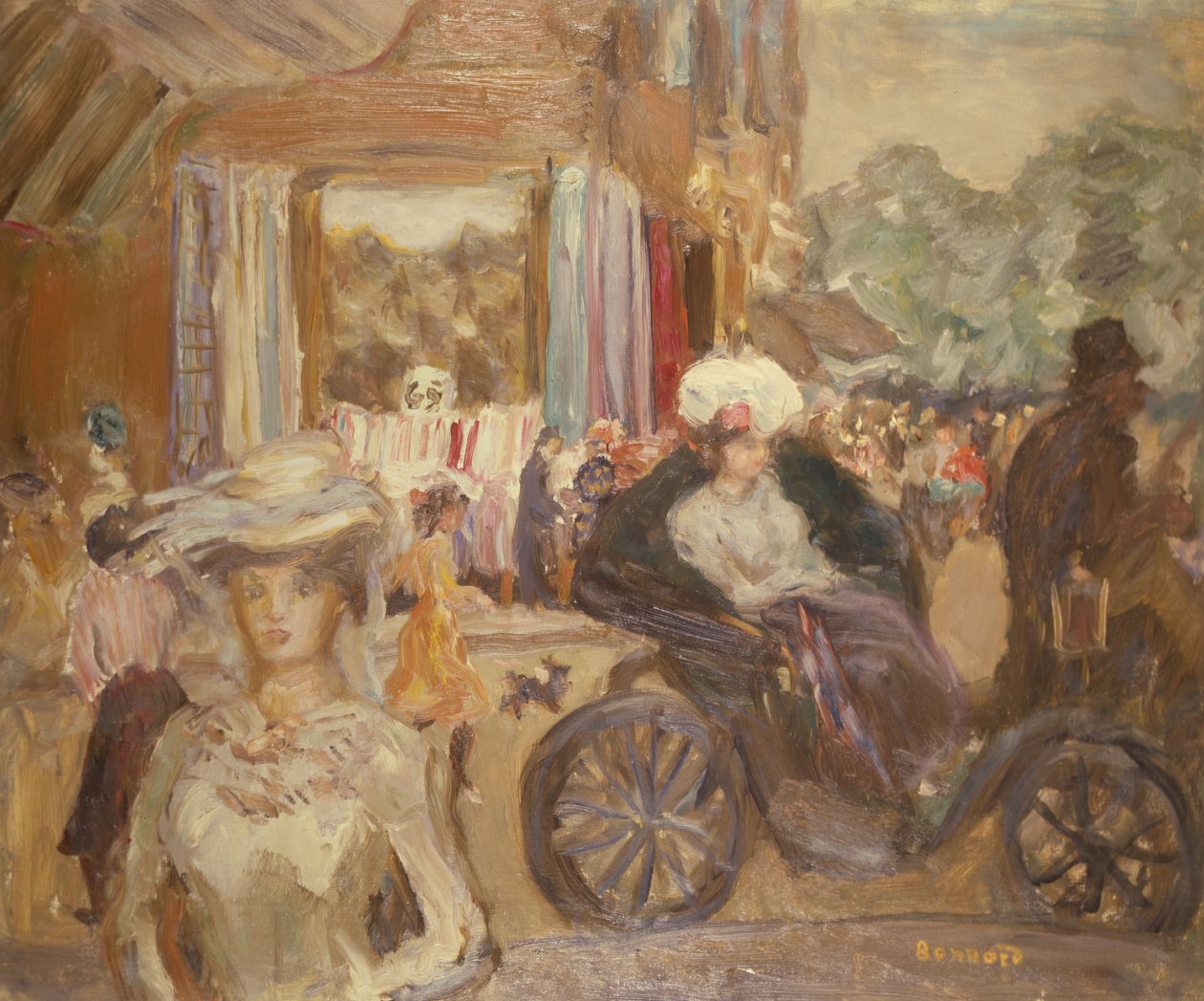 Die Droschke von Pierre Bonnard