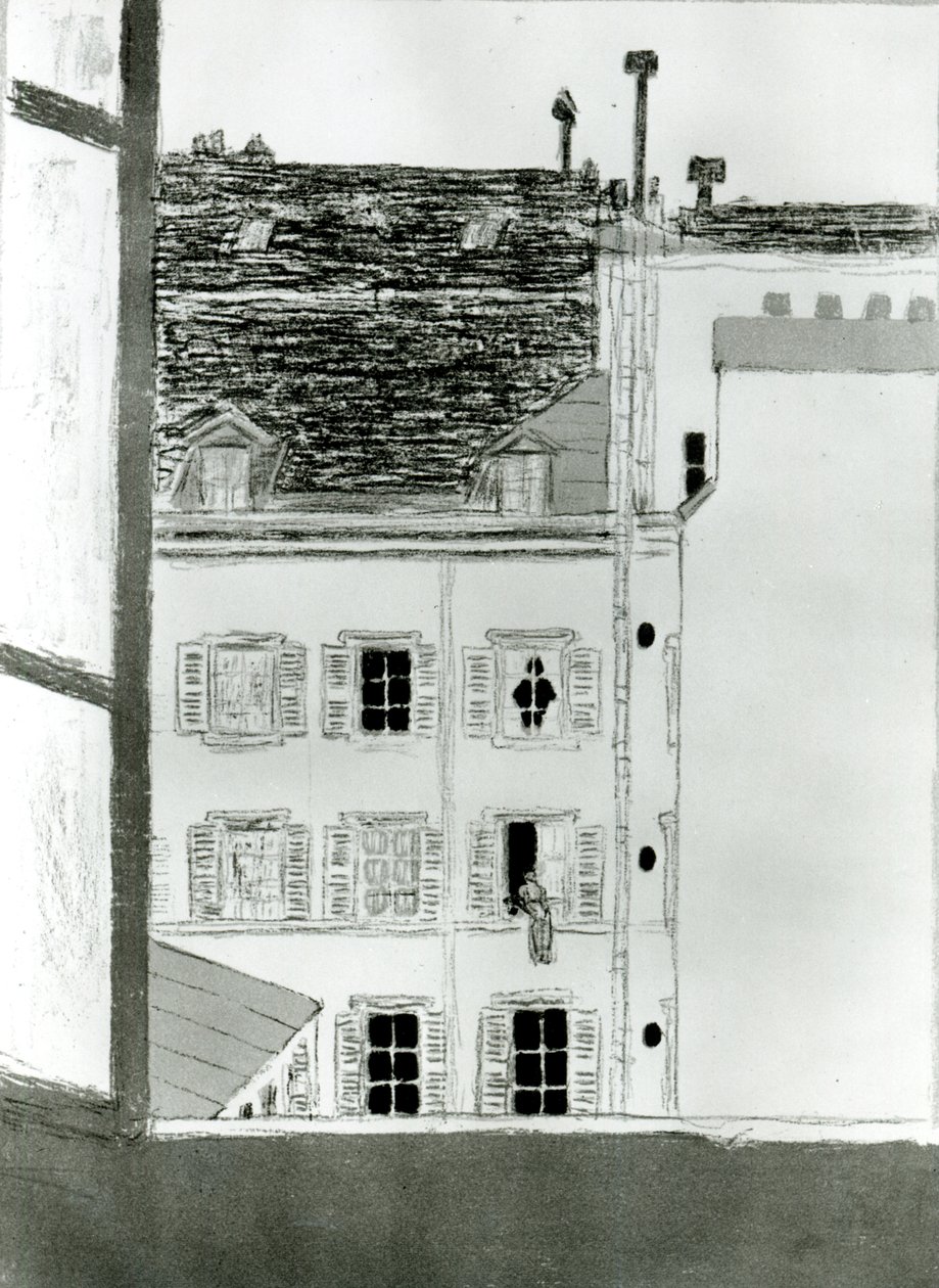 Das Haus im Hof von Pierre Bonnard
