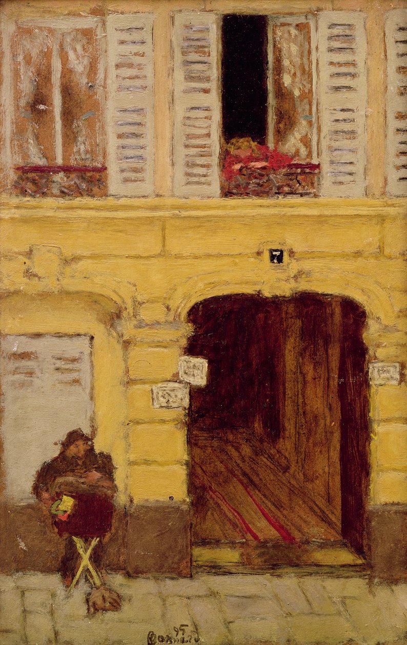 Der Leierkastenmann, 1895 von Pierre Bonnard