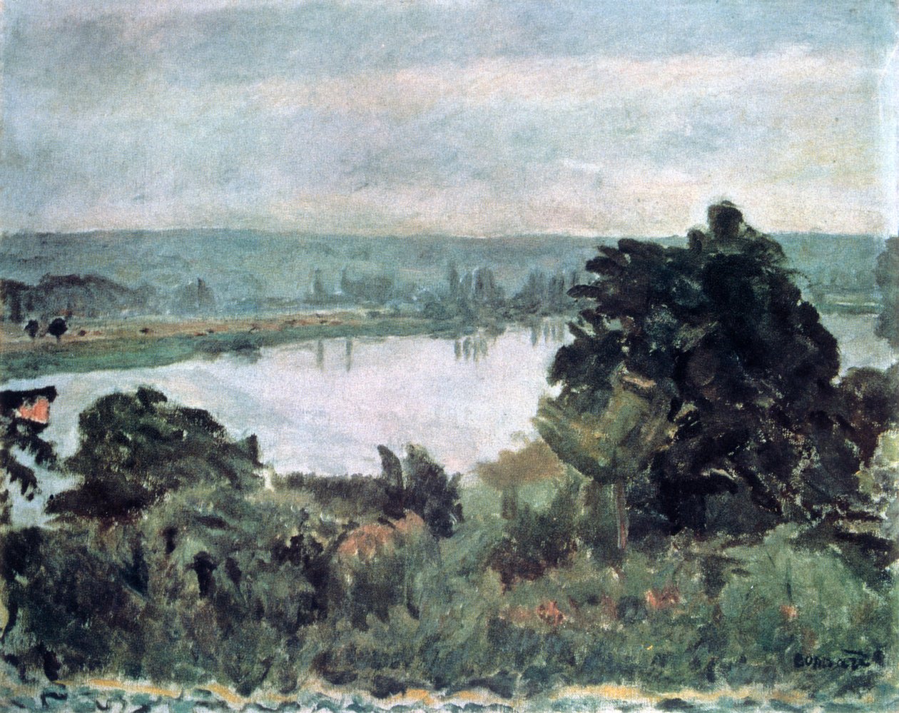 Die Seine bei Vernon, um 1911 von Pierre Bonnard