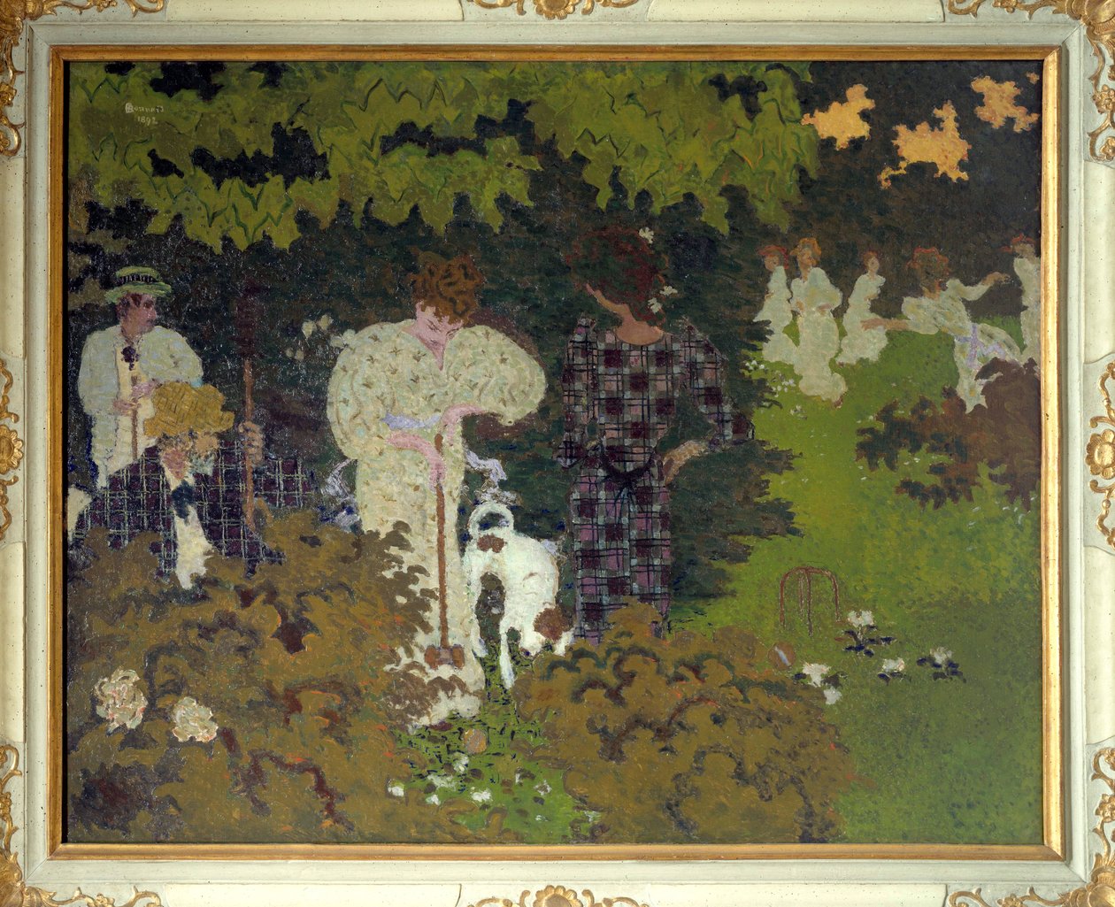 Dämmerung oder Krocket-Party von Pierre Bonnard