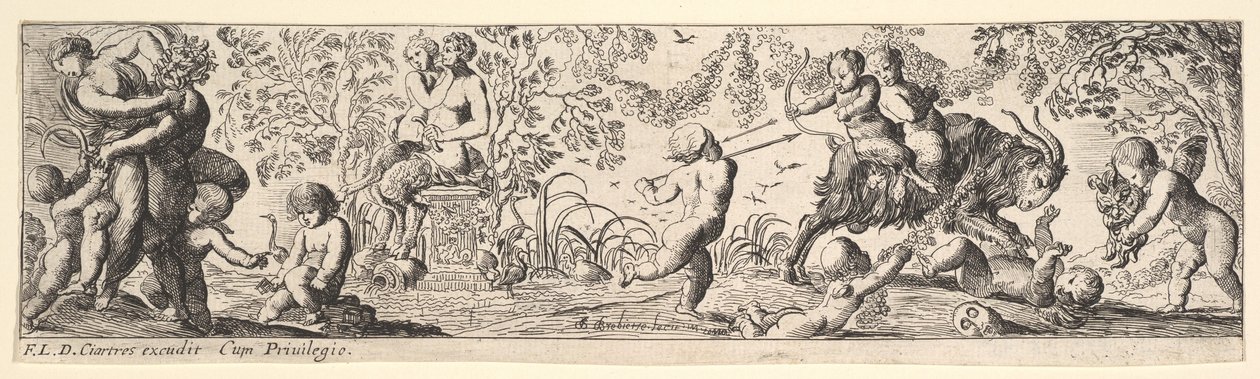 Bacchanal, 1600-1642 von Pierre Brebiette