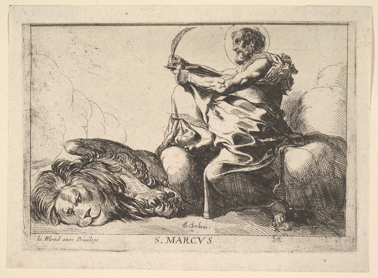 St. Markus, 1615-42 von Pierre Brebiette