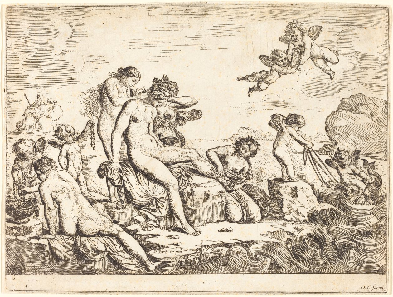 Die Toilette der Thetis von Pierre Brebiette