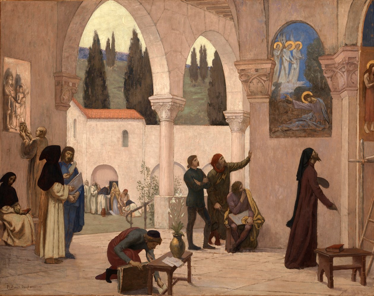Christliche Inspiration von Pierre Cécile Puvis de Chavannes
