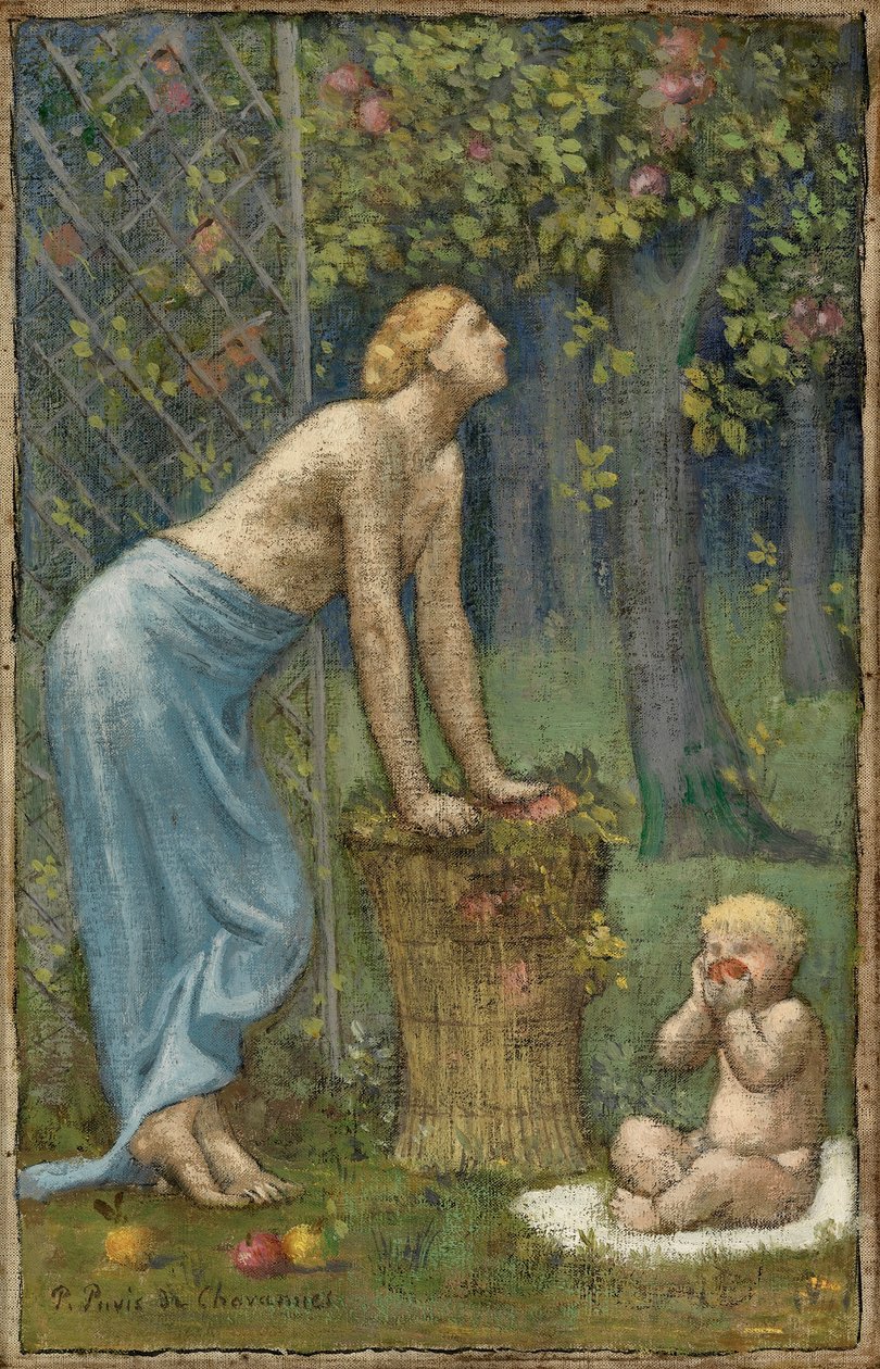 Apfelernte von Pierre Cécile Puvis de Chavannes