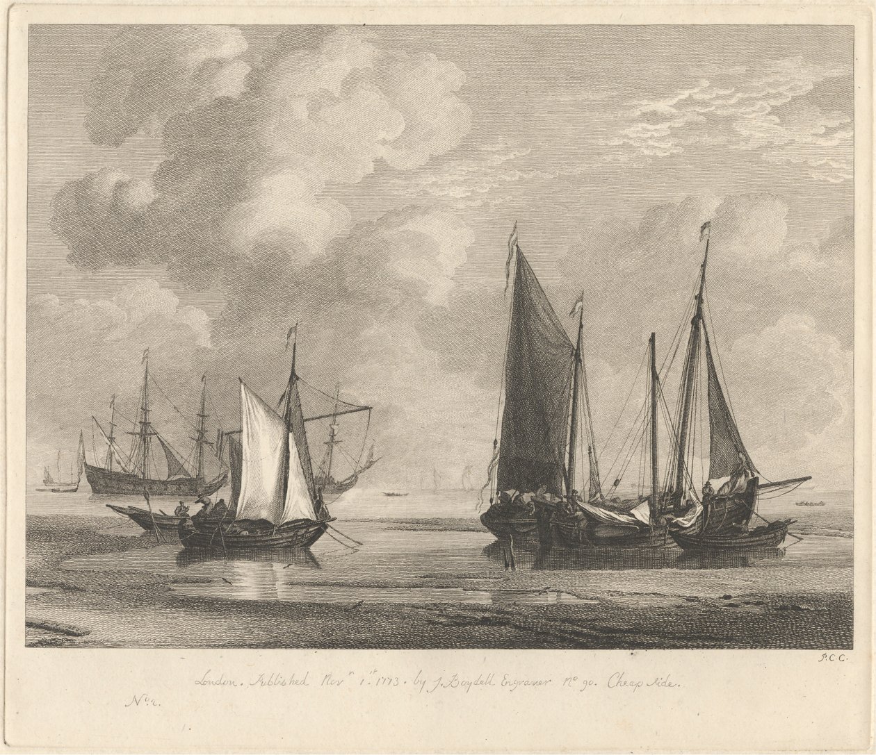 Marinestudie Nr. 2 von Pierre Charles Canot