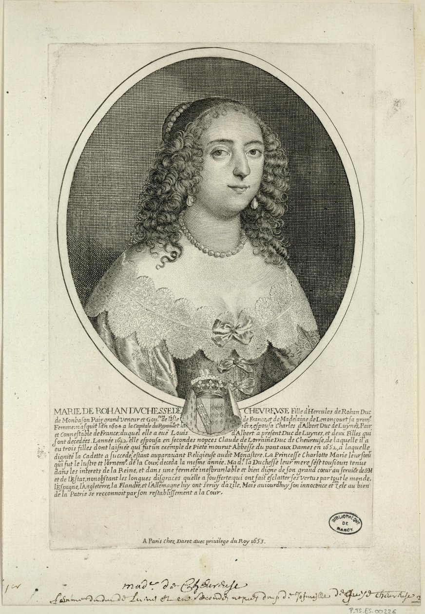 Marie de Rohan, Herzogin von Chevreuse von Pierre Daret