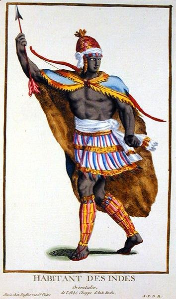 Ein Bewohner der Westindischen Inseln von Pierre Duflos