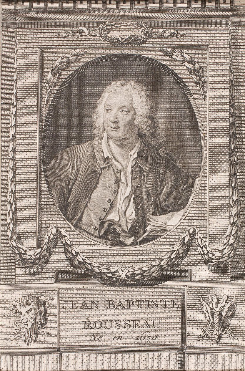 Jean Baptiste Rousseau von Pierre Dupin