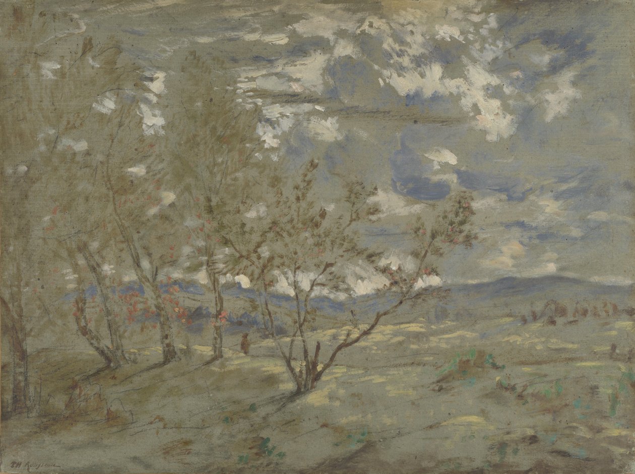 Landschaft, ca. 1865 von Pierre Etienne Theodore Rousseau