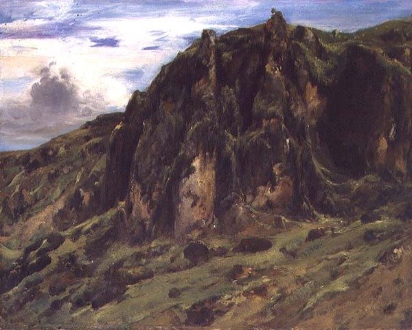 Landschaft in der Auvergne von Pierre Etienne Theodore Rousseau