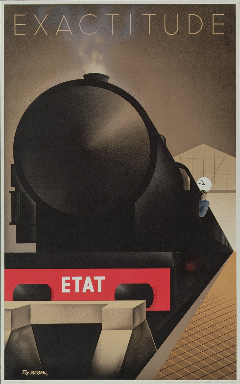 Das Leben der Eisenbahn von Pierre Felix Fix Masseau