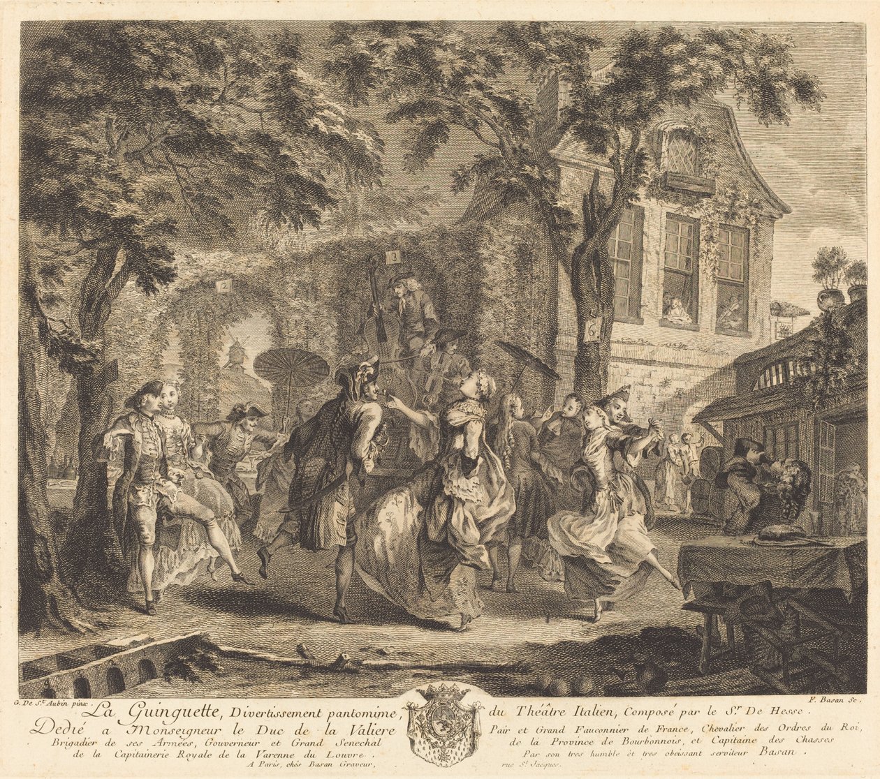 Die Taverne, 1761-1762 von Pierre François Basan