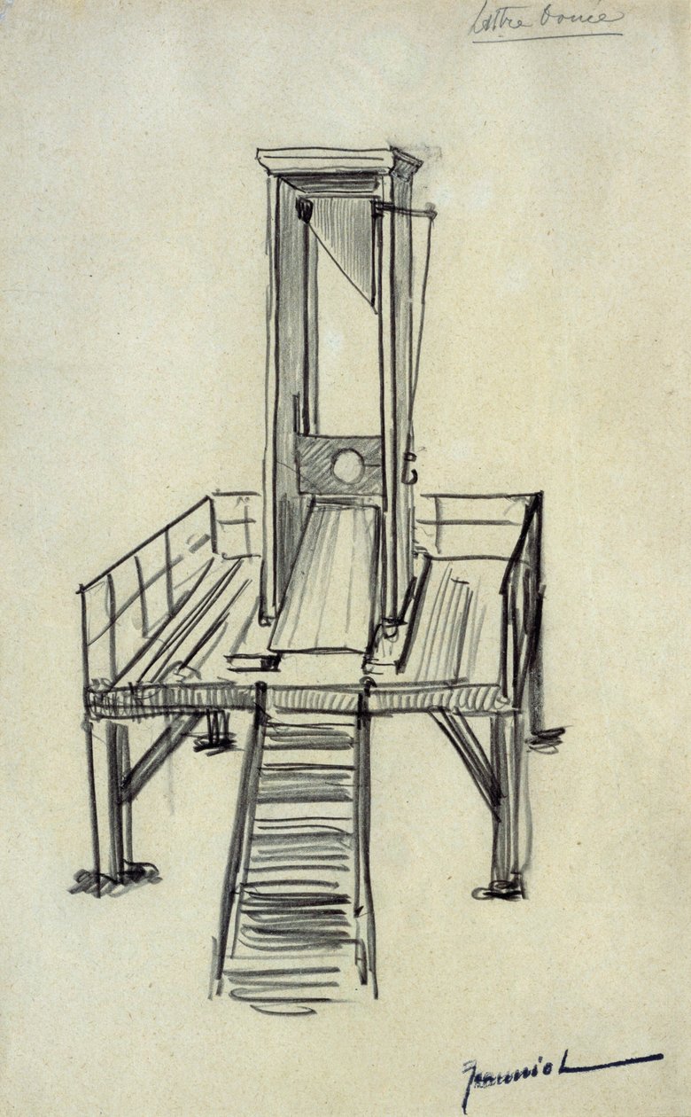 Guillotine von Pierre Georges Jeanniot