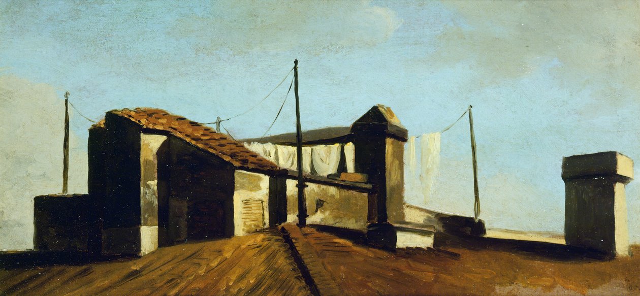 Römische Dächer in der Sonne von Pierre Henri de Valenciennes