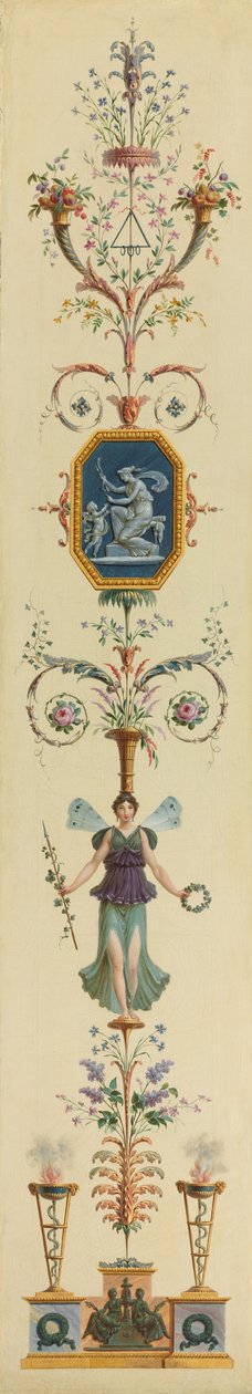 Dekoratives Panel von Pierre II Rousseau