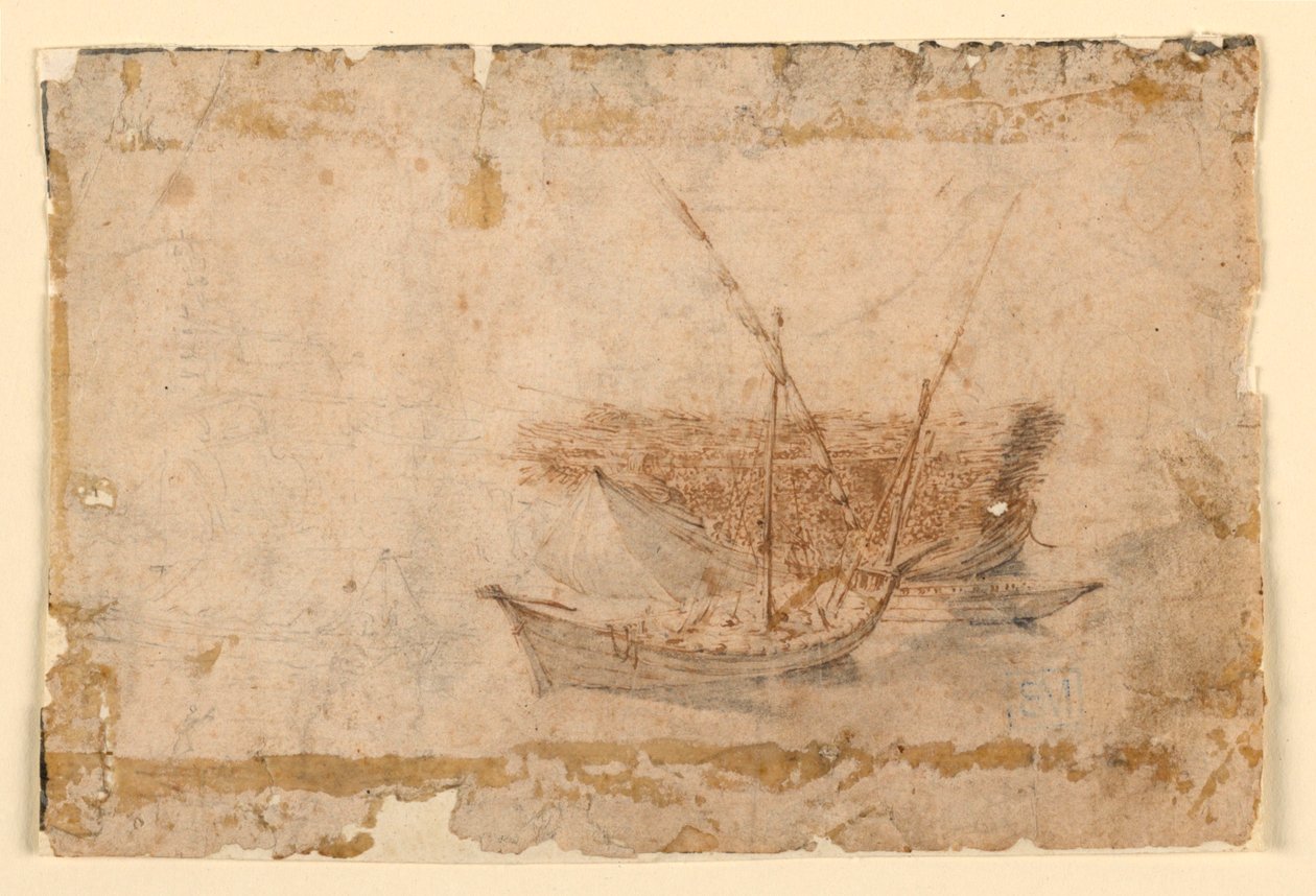 Lastkähne von Pierre Jacques Volaire