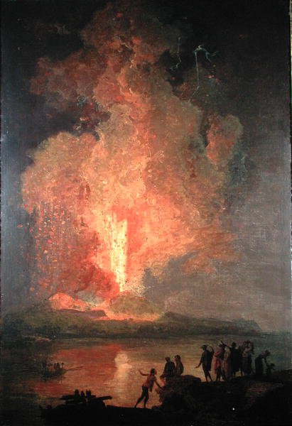 Ausbruch des Vesuvs von Pierre Jacques Volaire