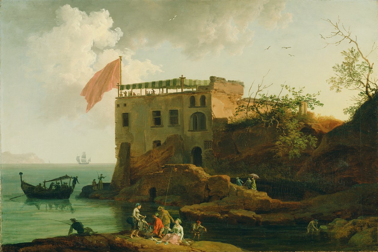 Ansicht von Gaiola von Pierre Jacques Volaire