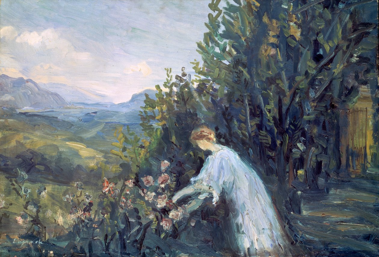 Dame im Garten, 1909-1911 von Pierre Laprade