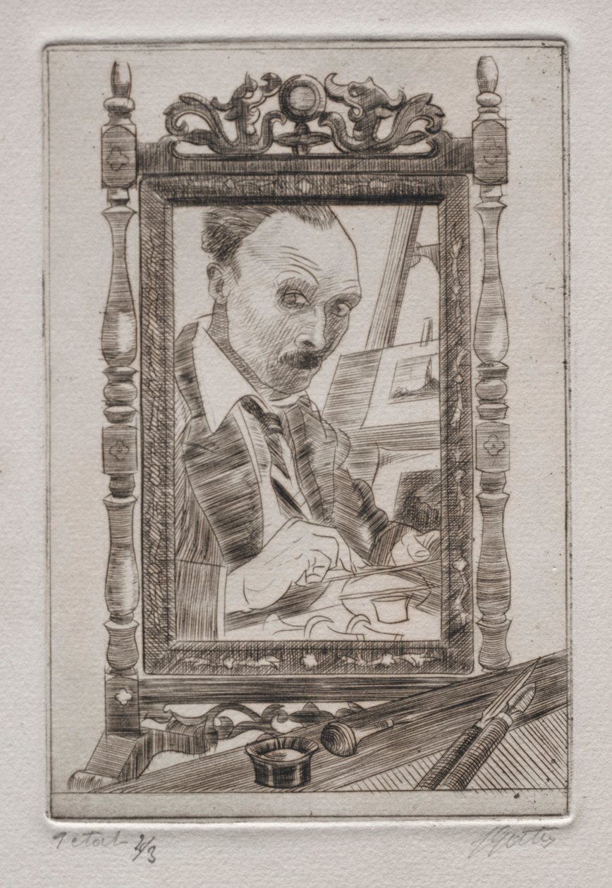 Selbstporträt von Pierre Louis Gatier