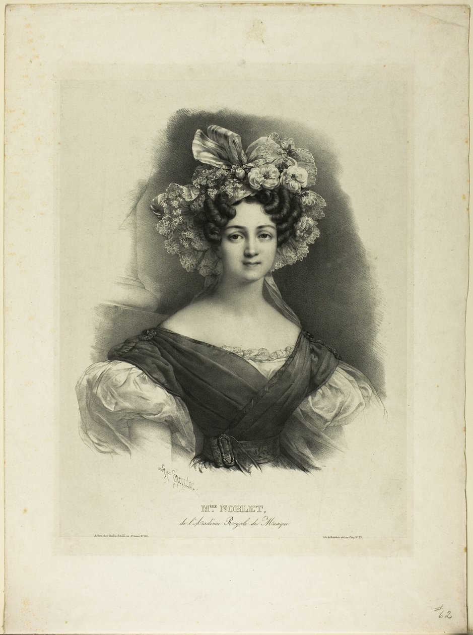 Mlle. Noblet von Pierre Louis Henri Grevedon