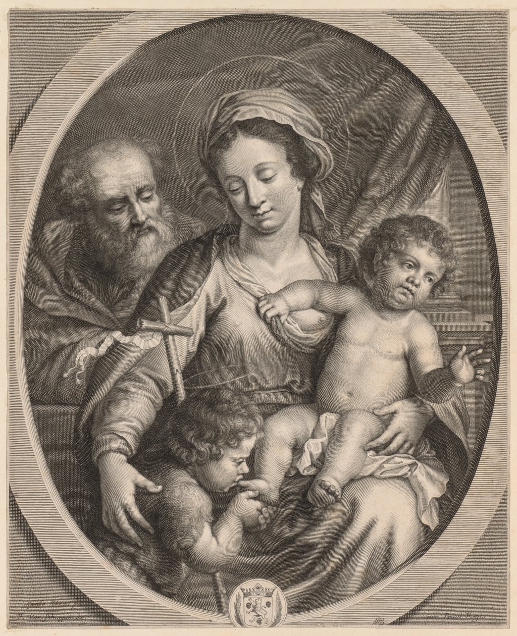 Heilige Familie und St. Johannes von Pierre Louis van Schuppen