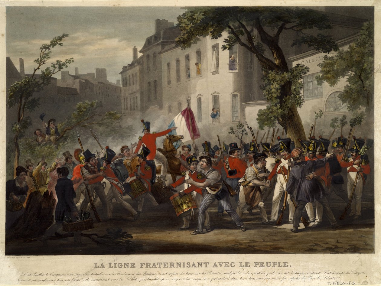 Die Julirevolution von 1830, 1830 von Pierre Martinet