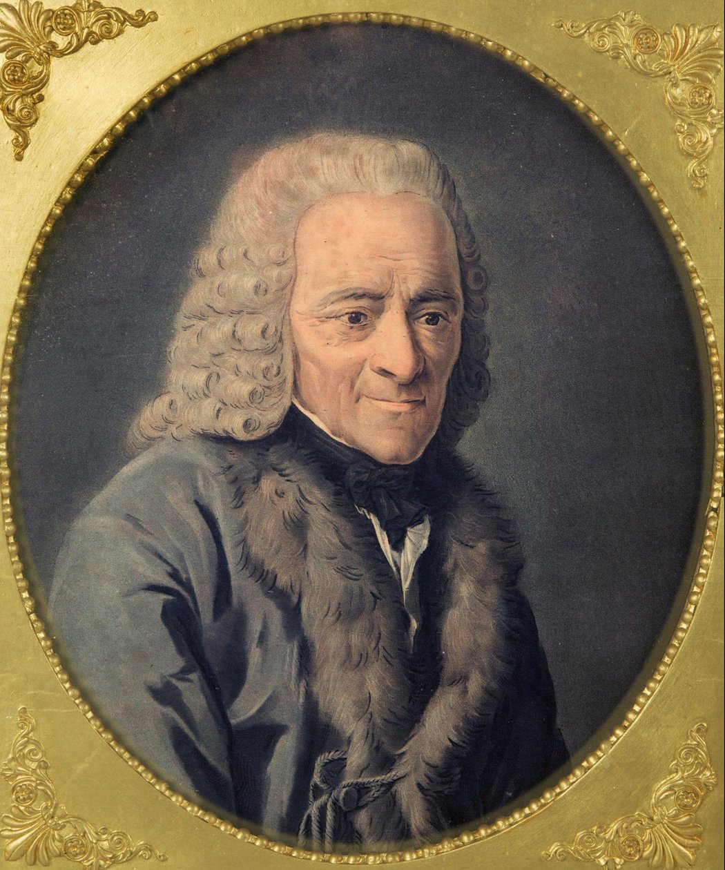 Francois Marie Arouet de Voltaire von Pierre Michel Alix