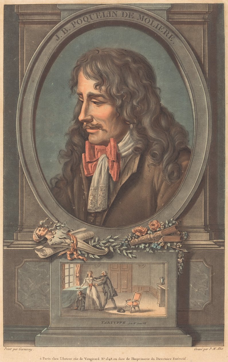J.B. Poquelin de Moliere von Pierre Michel Alix