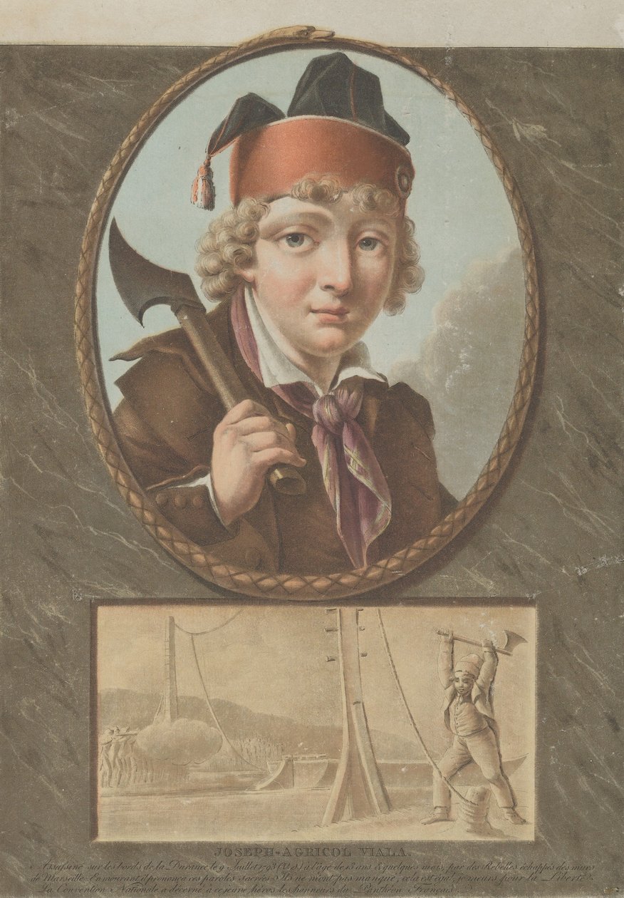Joseph-Agricol Viala, nach Sablet, ca. 1795 von Pierre Michel Alix