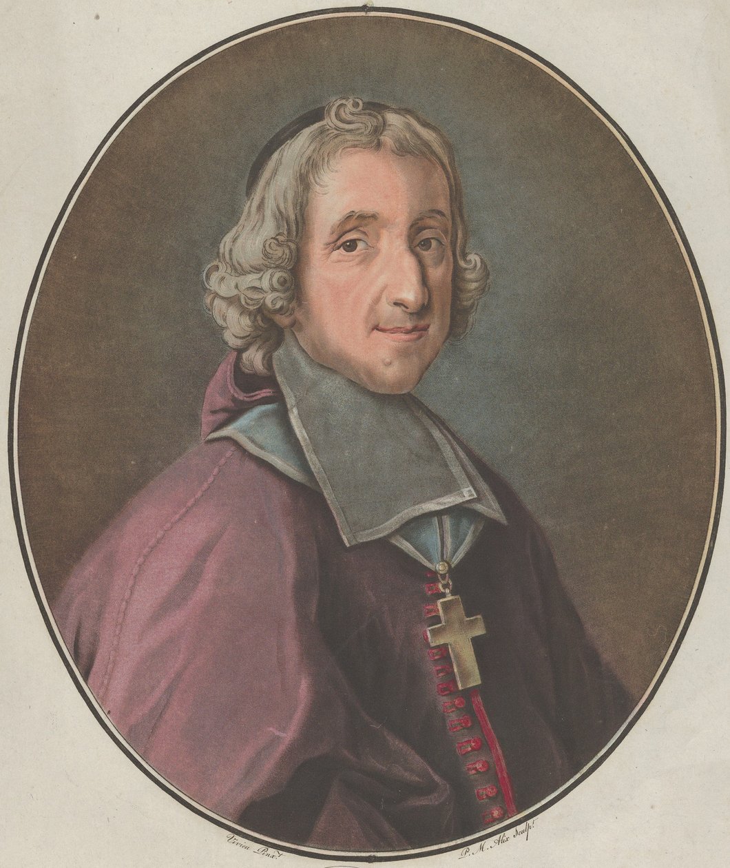 Porträt von Fénelon, 1793 von Pierre Michel Alix