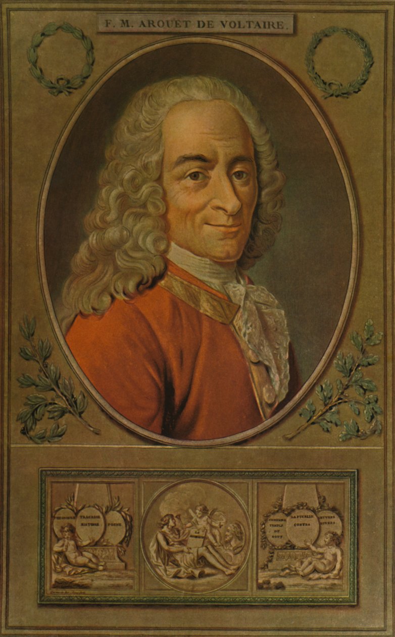 Voltaire, ca. 1770, 1913 von Pierre Michel Alix